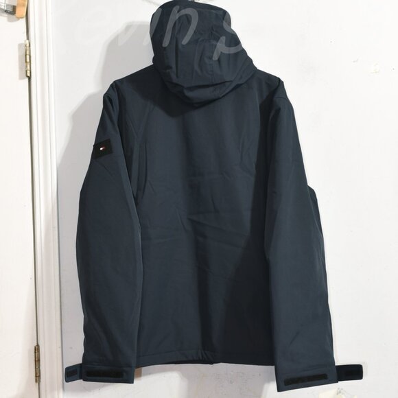 Blue- Tommy Hilfiger Men's Performance Jacket - Picture 6 of 8